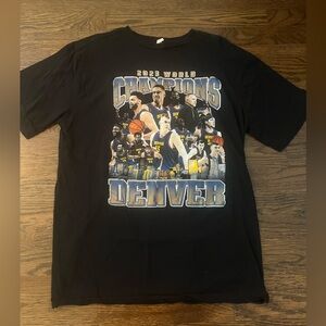 Black 2023 World Champions Denver T-Shirt